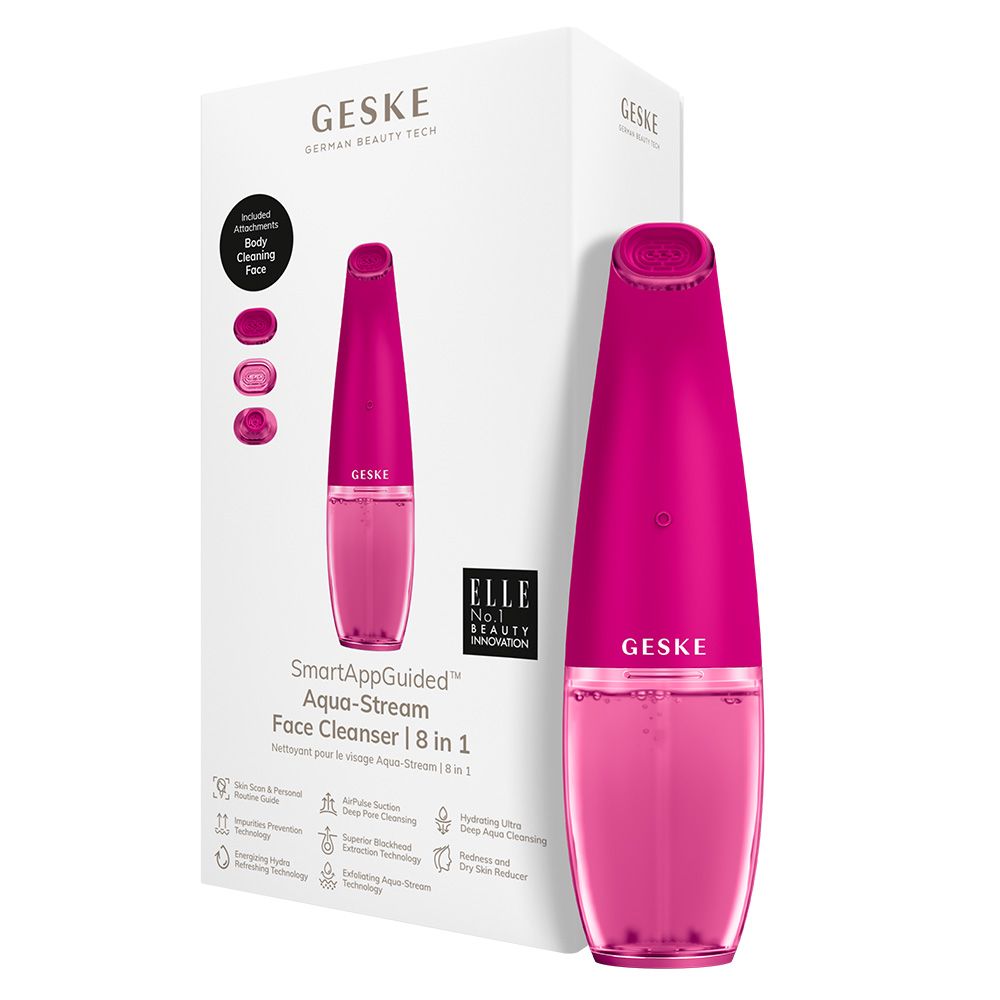 Geske - 8-in-1 Aqua-Stream Face Cleanser - Magenta