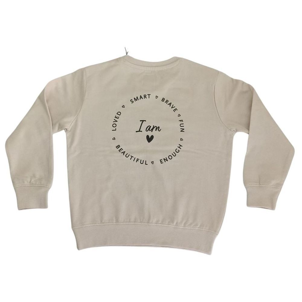 Elli Junior - I Am! Organic Sweatshirt - Beige