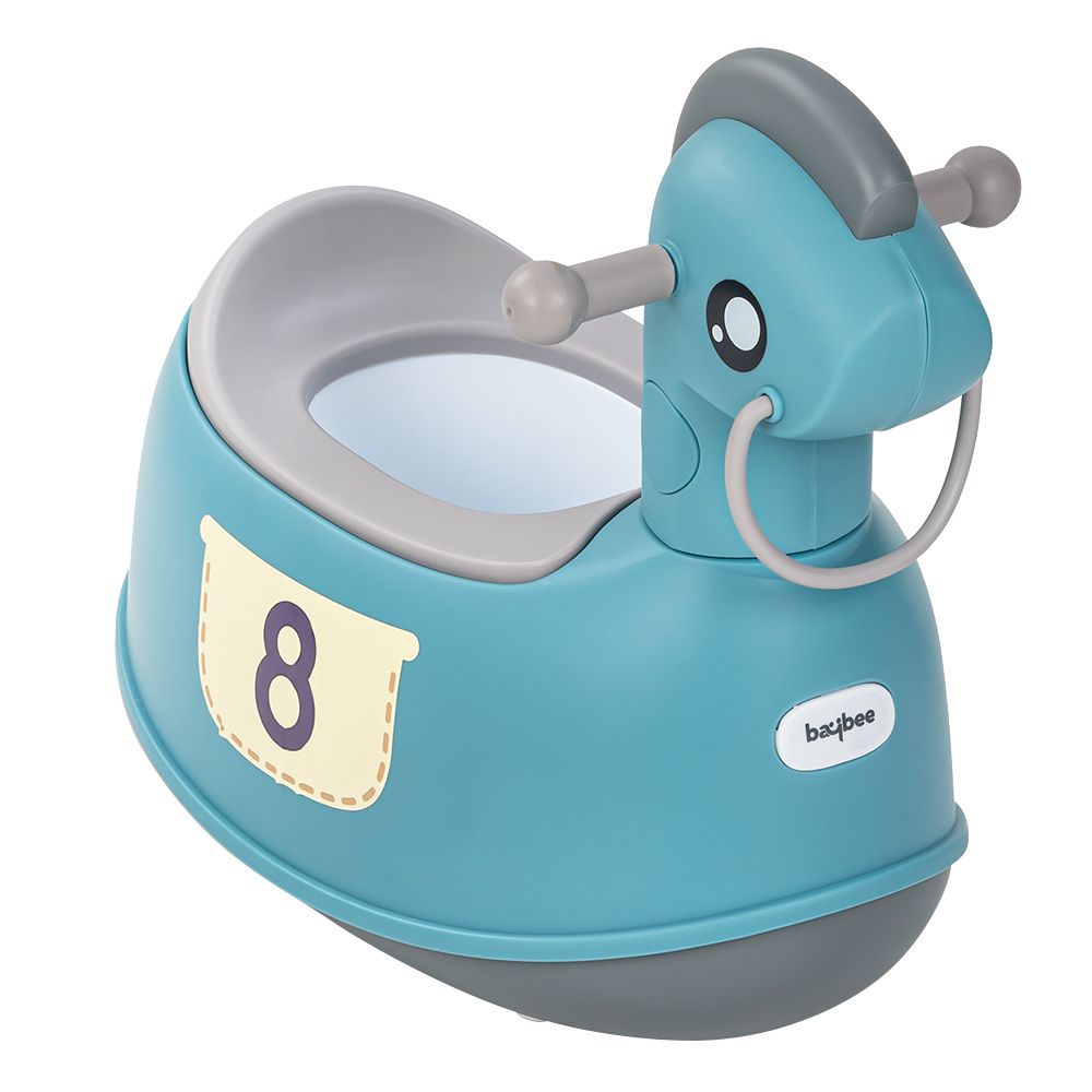 Baybee - Ponyta Baby Potty Seat For Kids w/ Closing Lid - Green