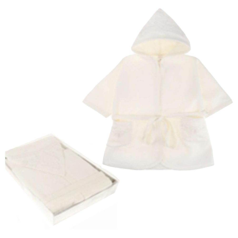 Sofija - Royal Baby Bathrobe - Ivory