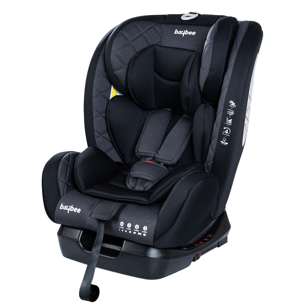 Baybee - Convertible Baby Car Seat w/ Isofix - Black