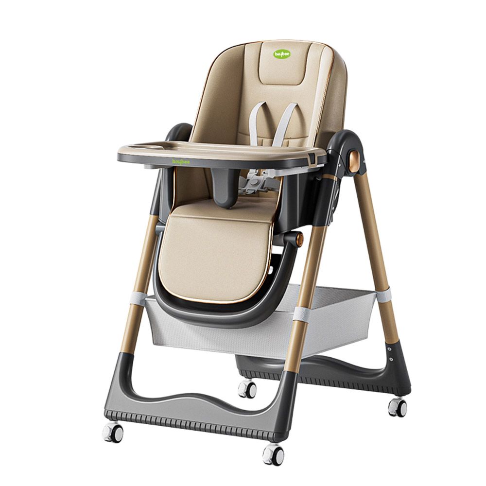 Baybee - 3-In-1 Convertible Baby High Chair - Beige