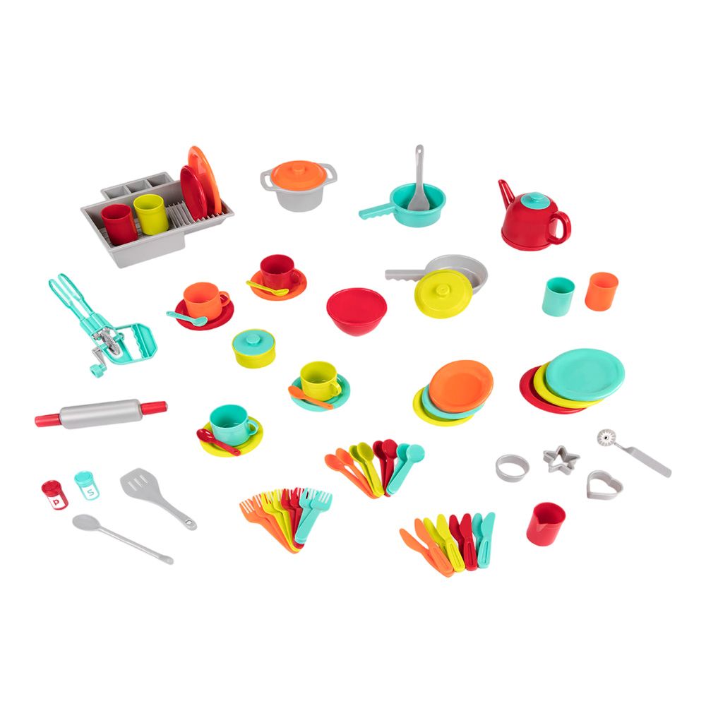 Battat - Deluxe Kitchen Playset - 71pcs