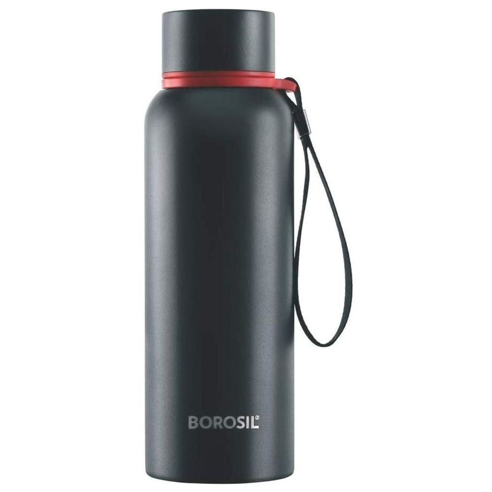 Borosil - Vacuum Insulated Trek Bottle - Black - 500 ml