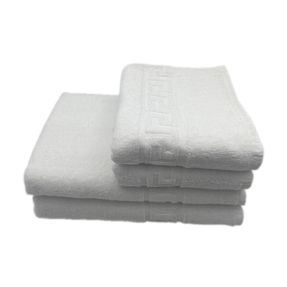 BYFT - Magnolia Luxury Bath And Hand Towel - White - 4pcs