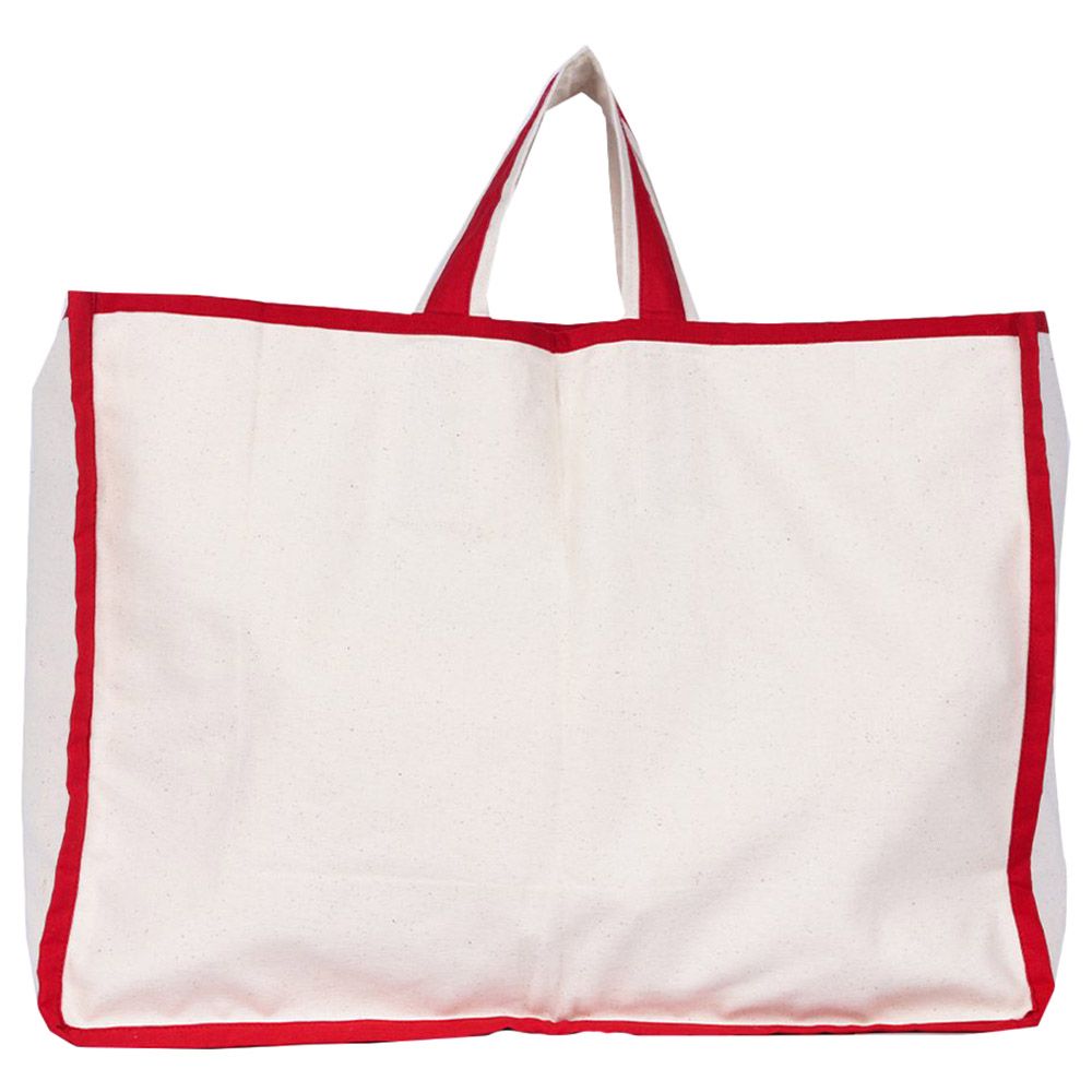 BYFT - Canvas Tote Bag - Red Accents