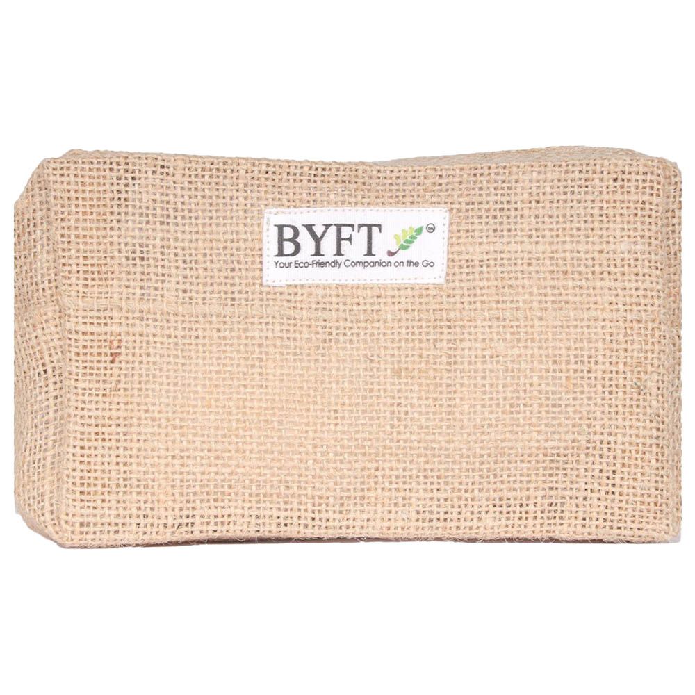 BYFT - Natural Jute Cosmetic Purse