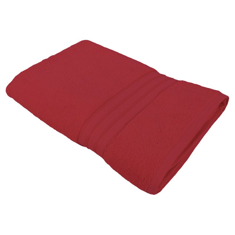 BYFT - Home Trendy Premium Bath Towel - Red - 70 x 140cm 