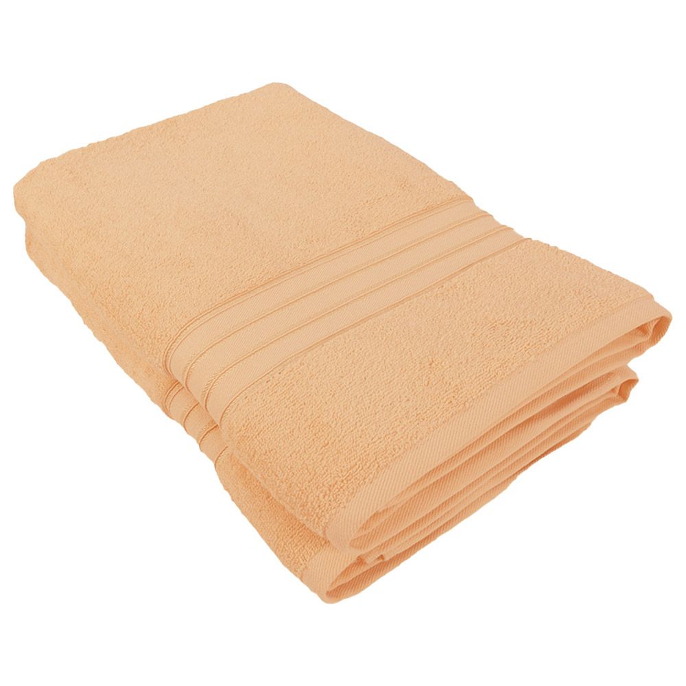 BYFT - Home Trendy Premium Bath Towel - Peach - 70 x 140cm - Pack of 2