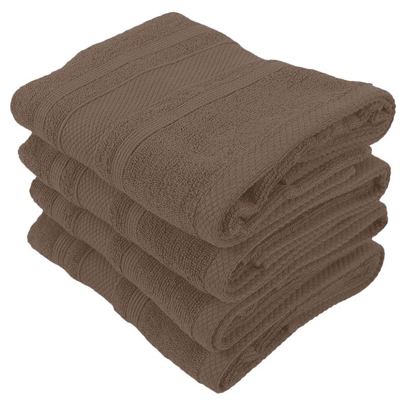 BYFT - Home Castle Premium Hand Towel - Beige - 50 x 90cm - Pack of 4