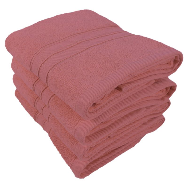 BYFT - Home Trendy Premium Hand Towel - Pink - 50 x 90cm - Pack of 4