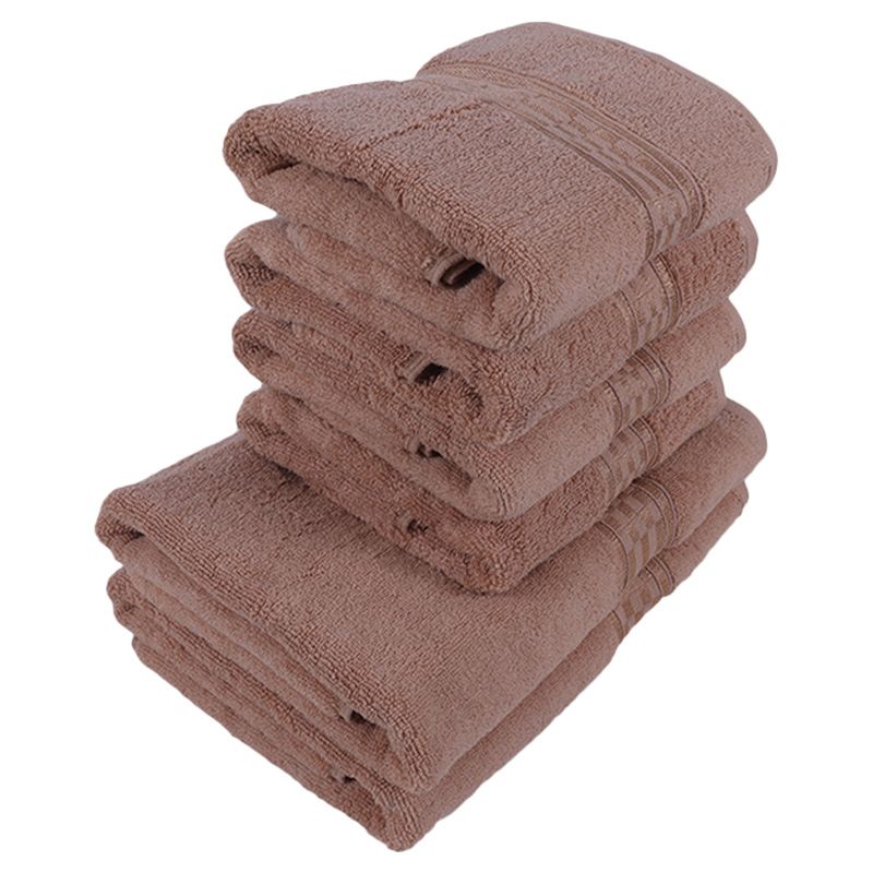 BYFT - Home Ultra Hand Towel 4pcs and Bath Towel 2pcs - Beige