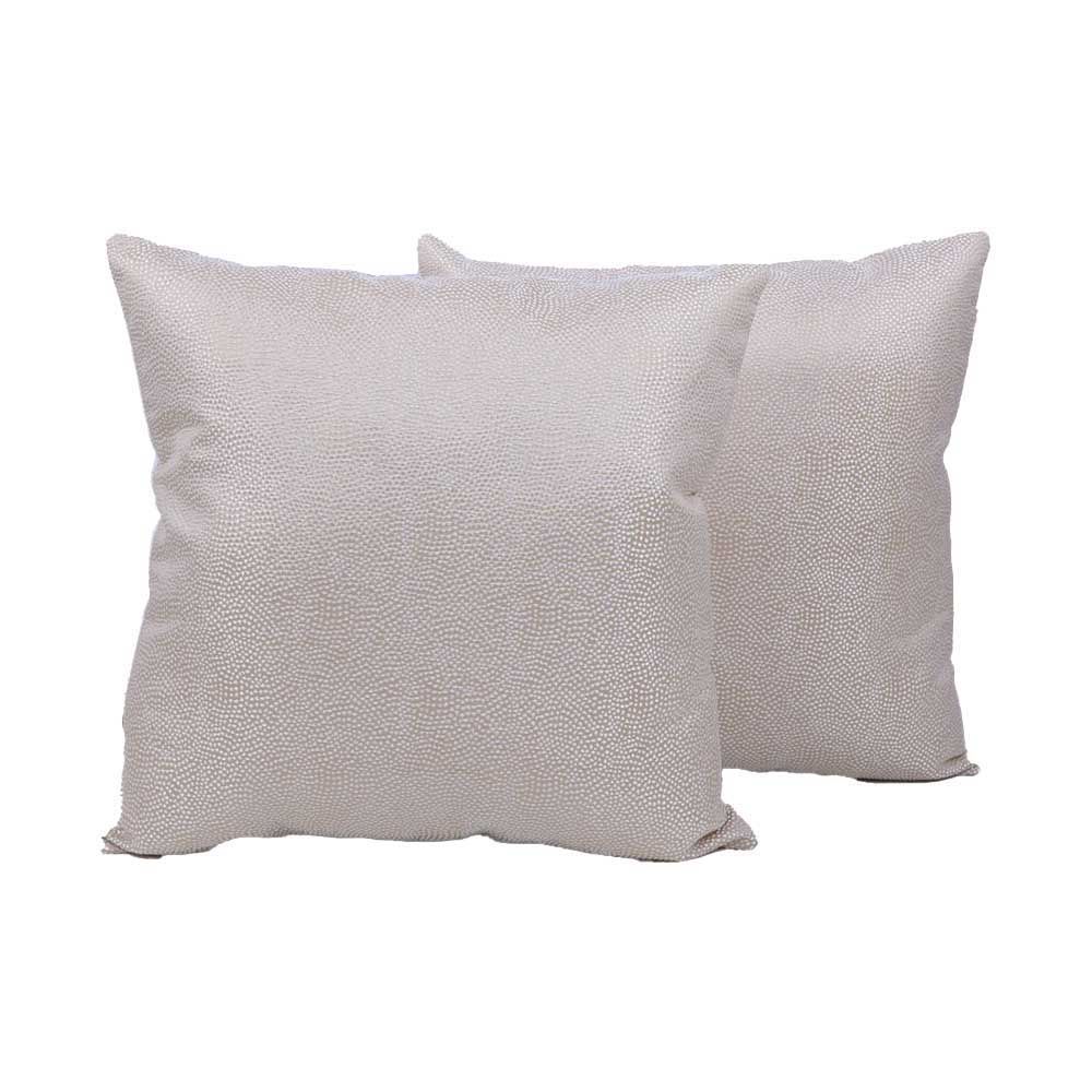 BYFT - Elegant Ivory Decorative Cushion Cover - Cream - 2pcs