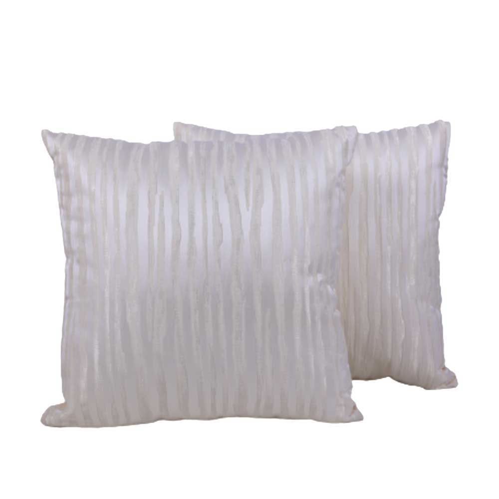 BYFT - Bianca Decorative Cushion And Cover - Cream - 2pcs