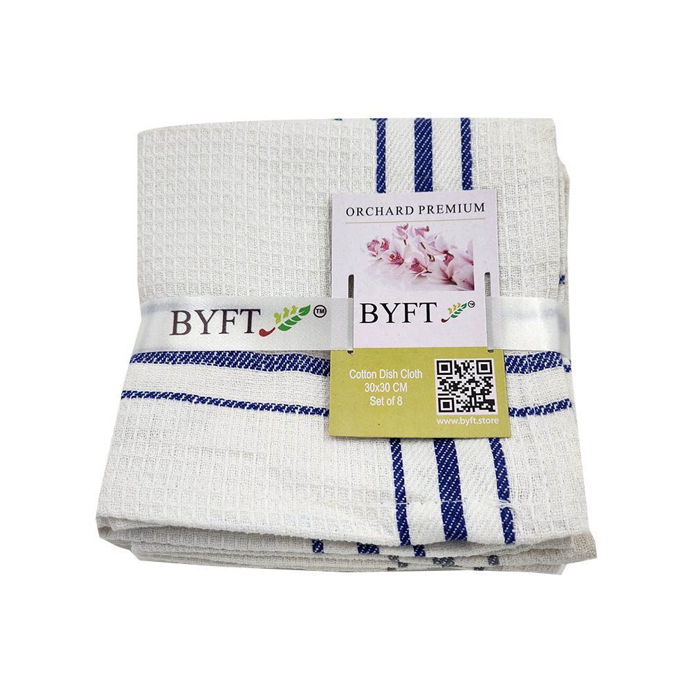 BYFT - Orchard Waffle Dish Cloth - 30x30 cm - 8pcs