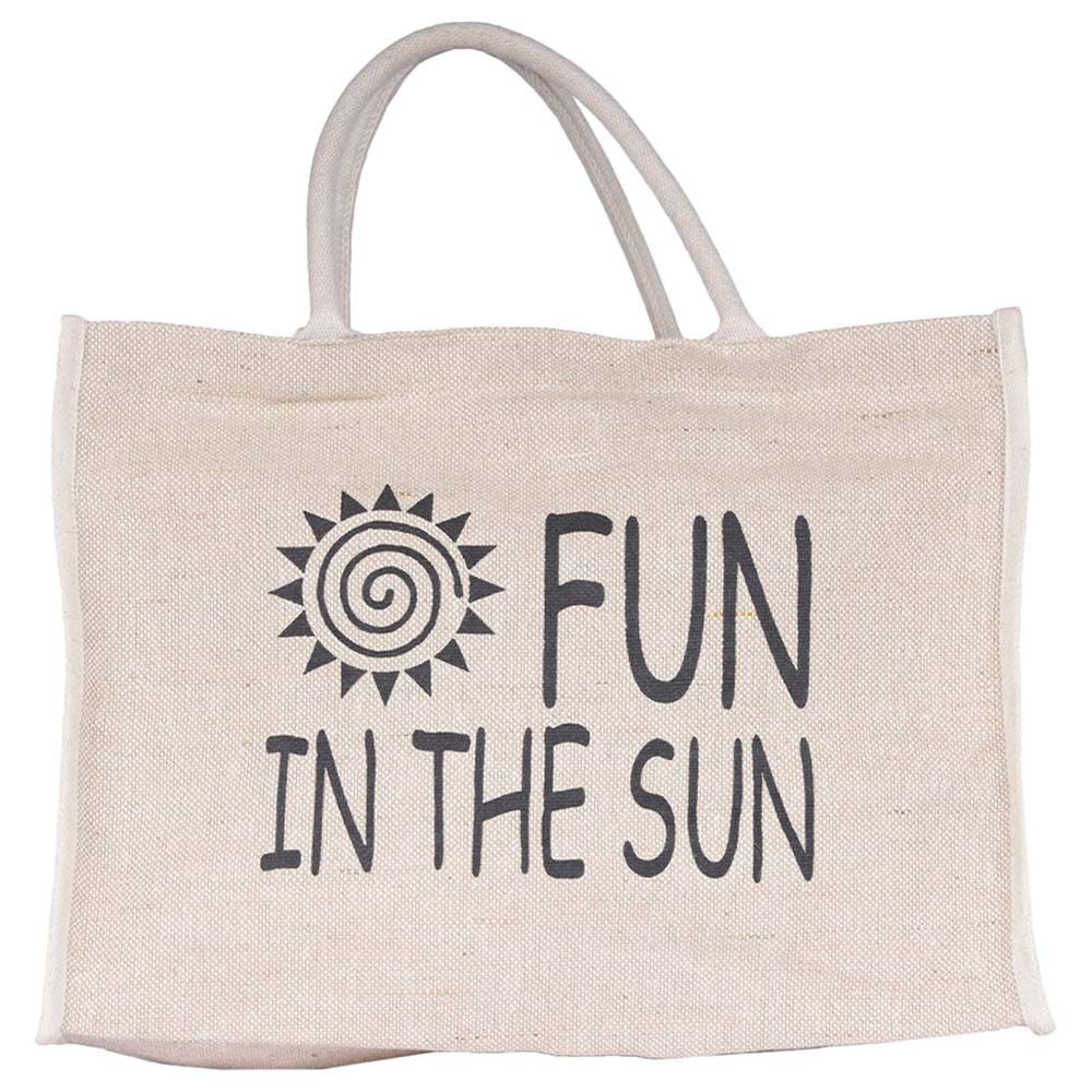 BYFT - Natural Shopping Jute Bag - Fill In The Sun