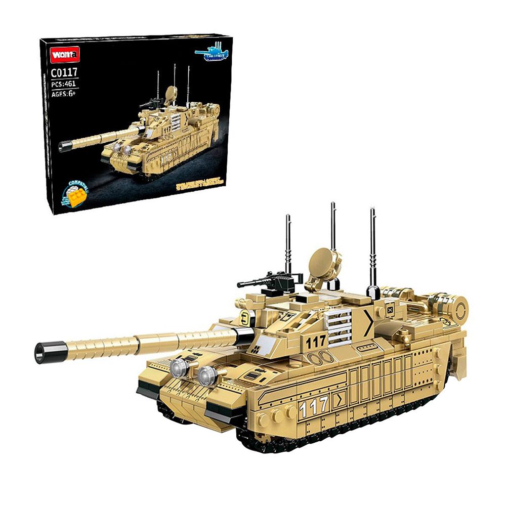 Woma - Challenger 2 Main Battle Tank Building Blocks Set - 461 Pcs