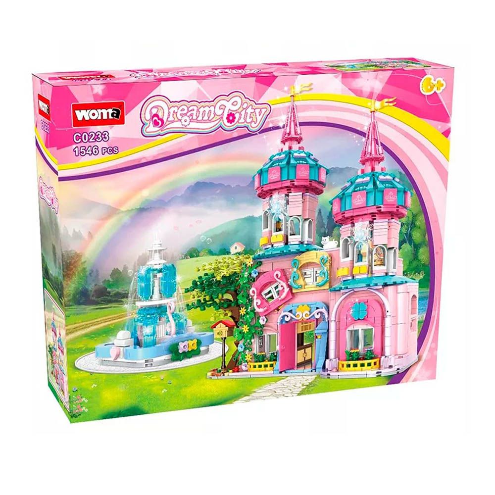 Woma - Fairy Castle Building Blocks Set - Dream City - 1546 Pcs