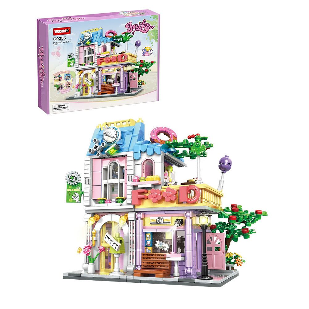 Woma - Little Artist Building Blocks Set - Dream City - 840 Pcs