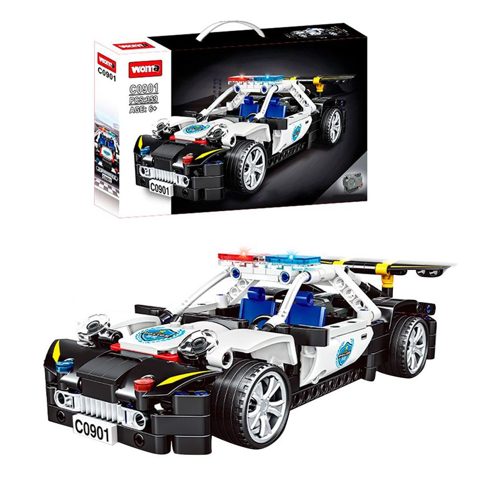 Woma - Police Car Building Blocks Set - Technical - 359 Pcs