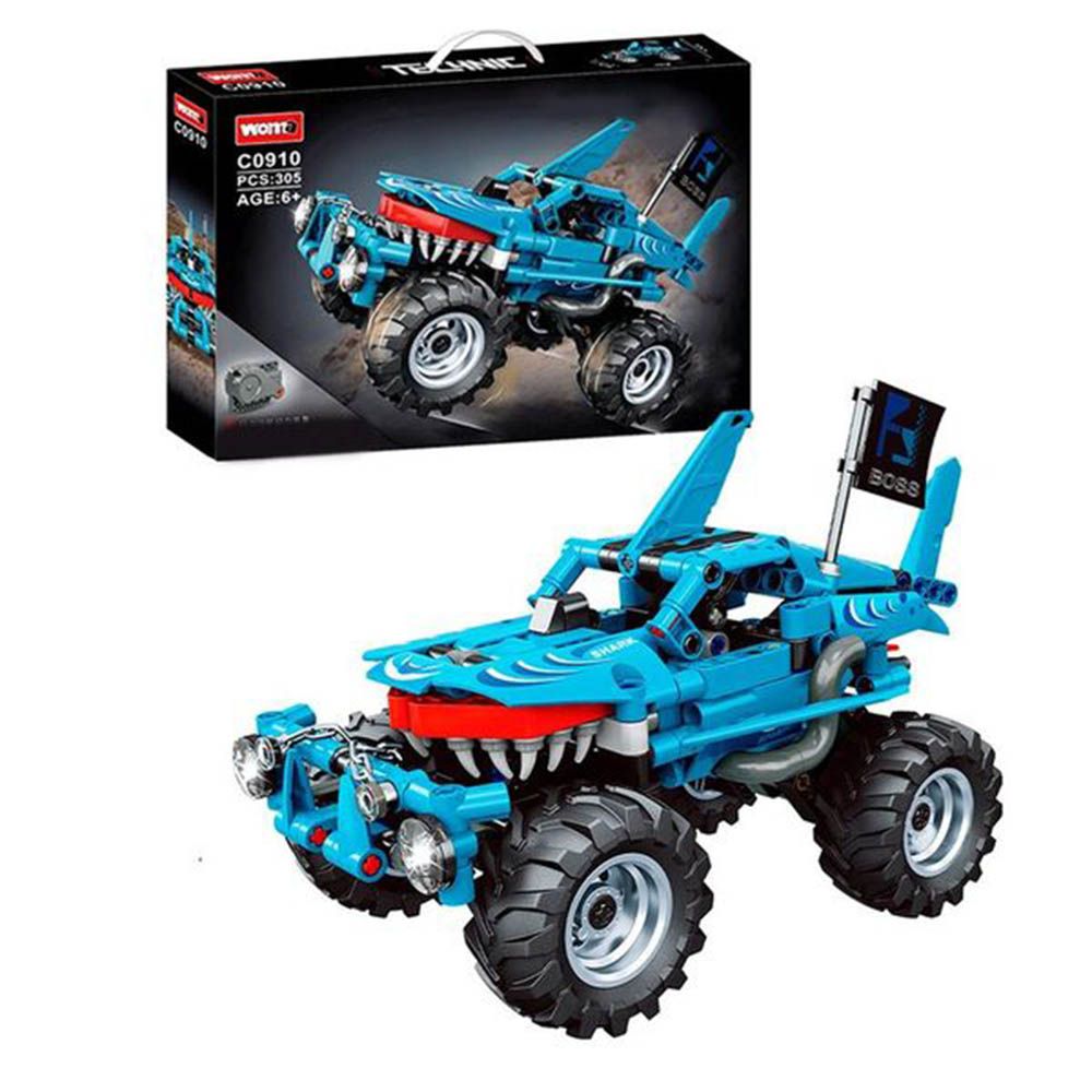 Woma - Shark Style Monster Truck Building Blocks - Technical - 305 Pcs