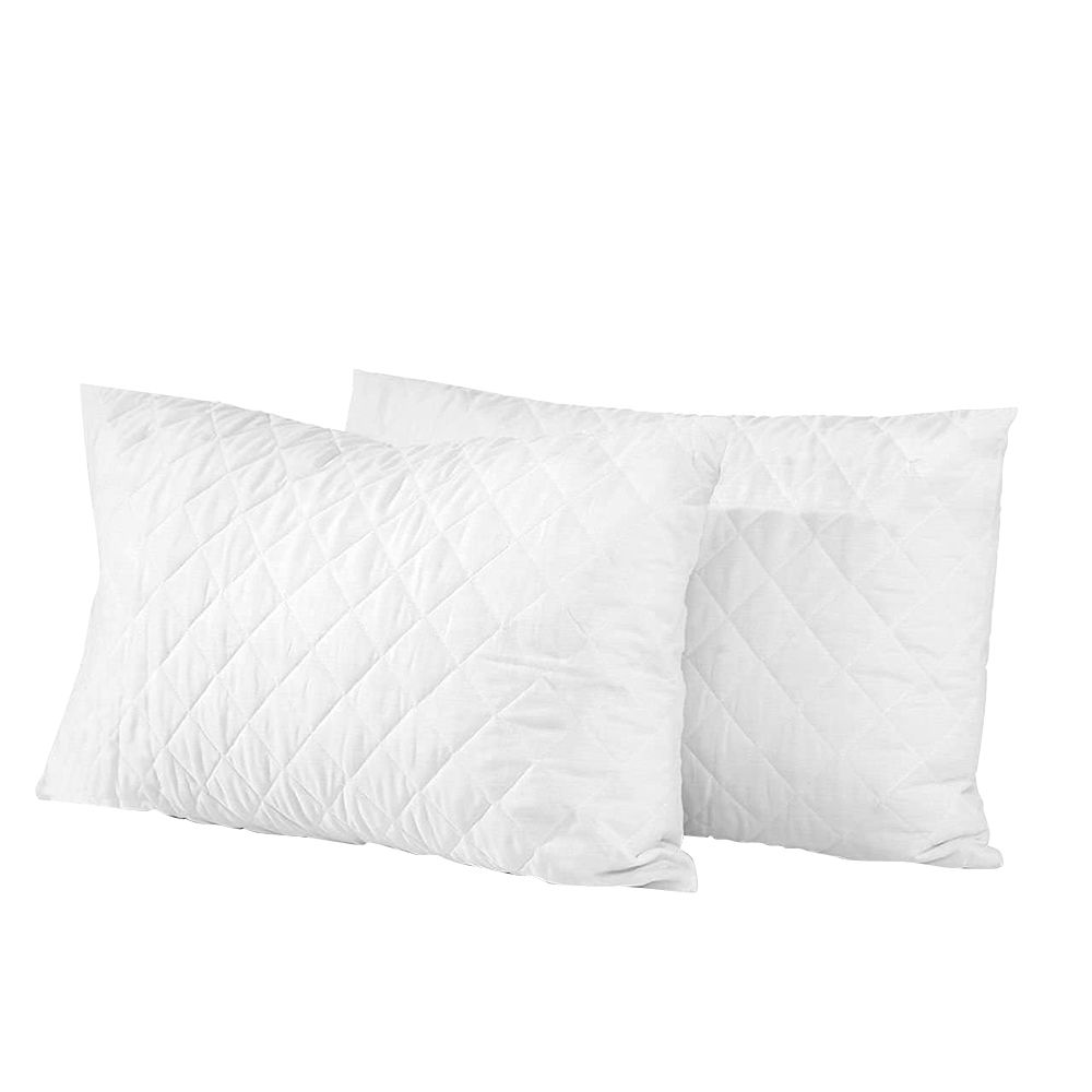 Cotton Home - Quilted Pillow For Stomach Sleeper - 50x70cm - Pack of 2 - White