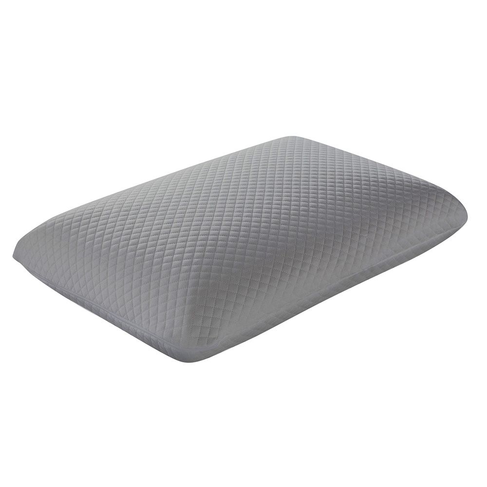 Cotton Home - Shoulder Support Smooth Memory Foam Pillow - 35x55x12cm - Grey