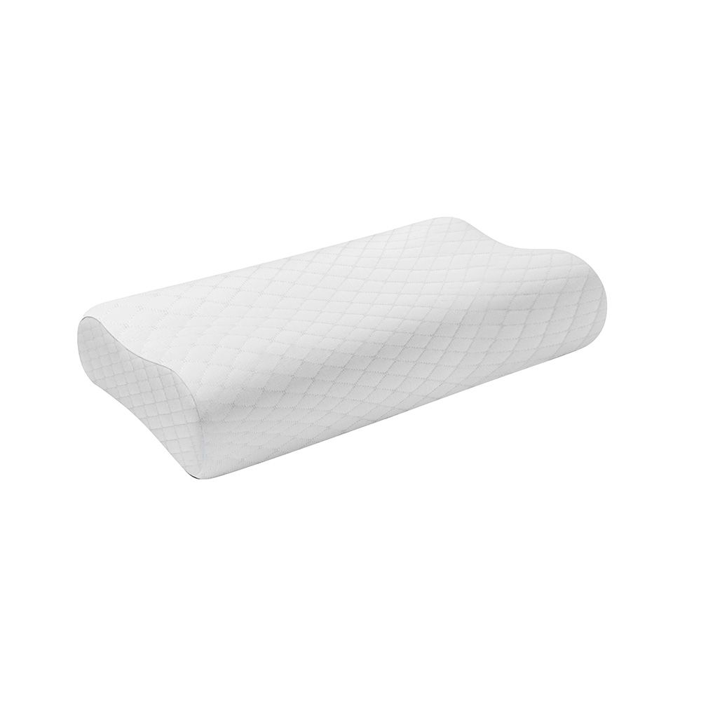 Cotton Home - Mini Size Knitted Anti Snore Memory Foam Pillow - 31x47cm - White