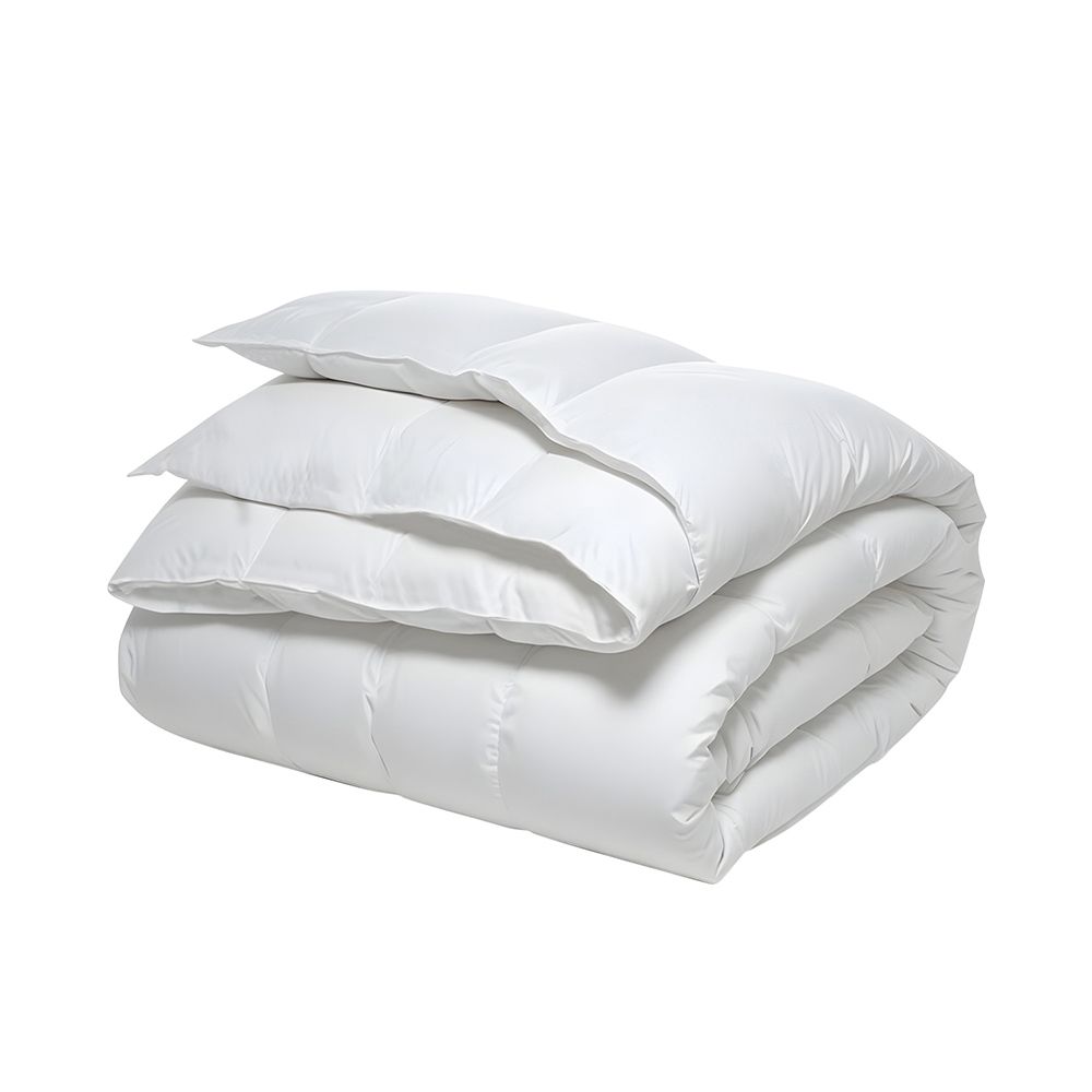 Cotton Home - Quilting Duvet With Corner Tabs - White - 160x220 cm