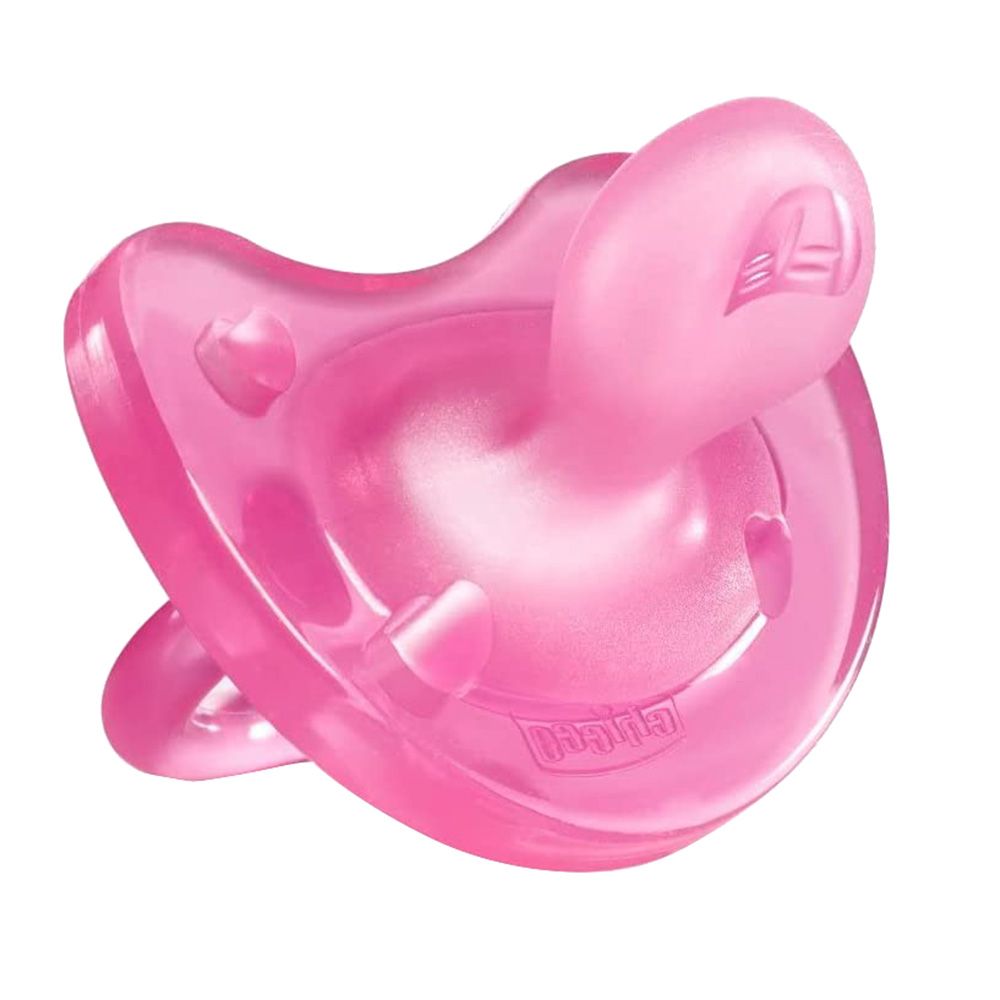 Chicco Physio Soft Soother Pink 16-36m Silicone - 1pc