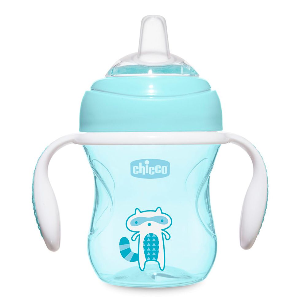 Chicco - Spill Free Transition 4m+ Cup 200ml - Light Blue