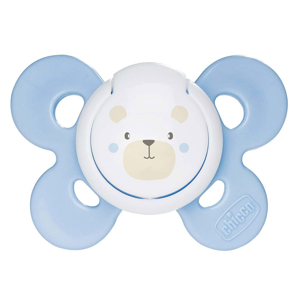 Chicco - Soother Comfort Blue Silicone 0-6M