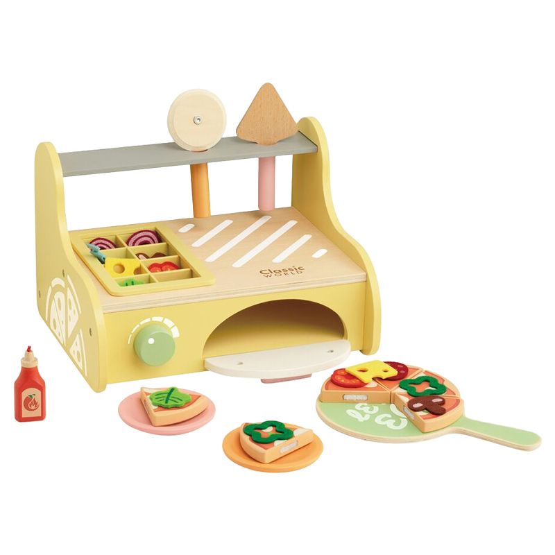 Classic World - Wooden Oven Pizza Set - 31pcs