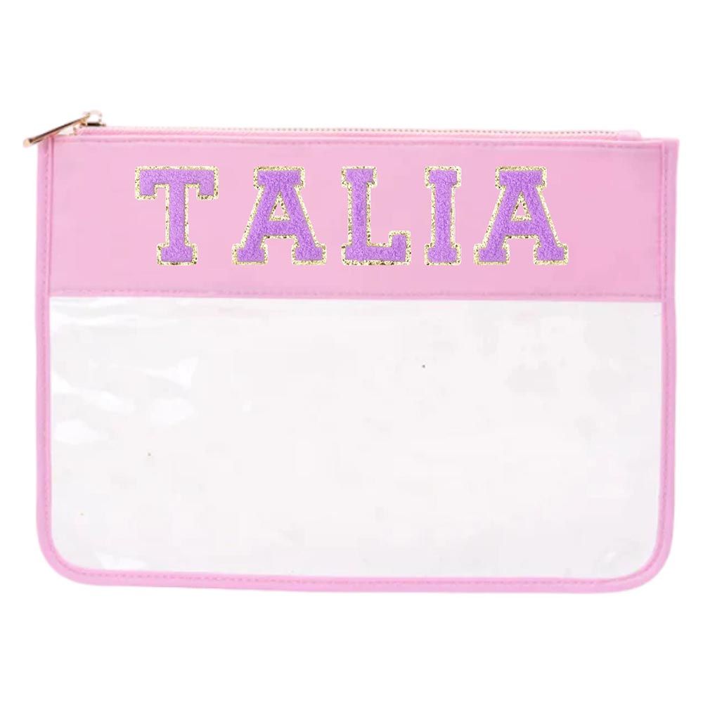 TheHappyTribe - Personalised Travel Pouch - Candy Pink