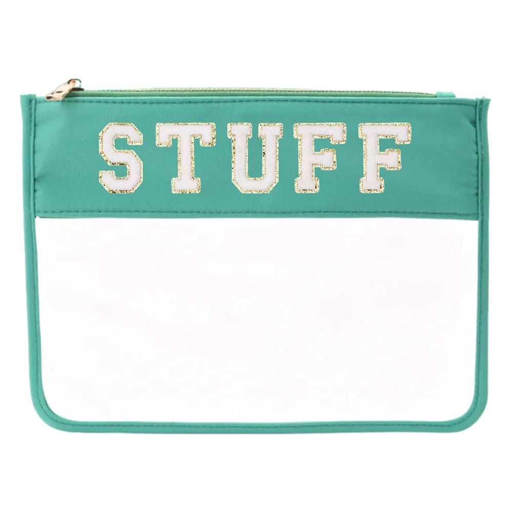 TheHappyTribe - Personalised Travel Pouch - Clover Green