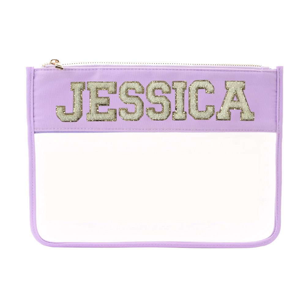 TheHappyTribe - Personalised Travel Pouch - Lilac