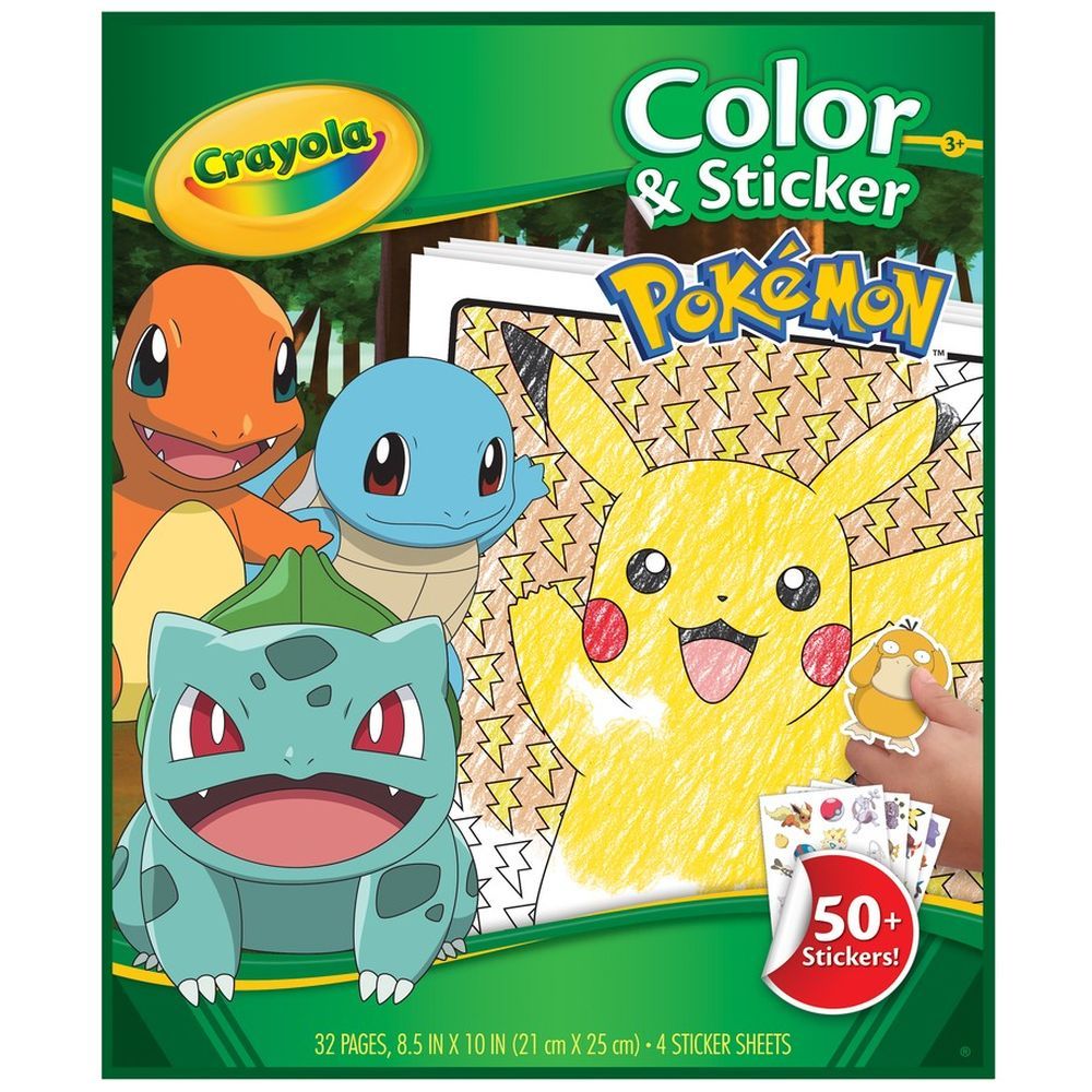 Crayola - Pokemon Colouring and Activity Album