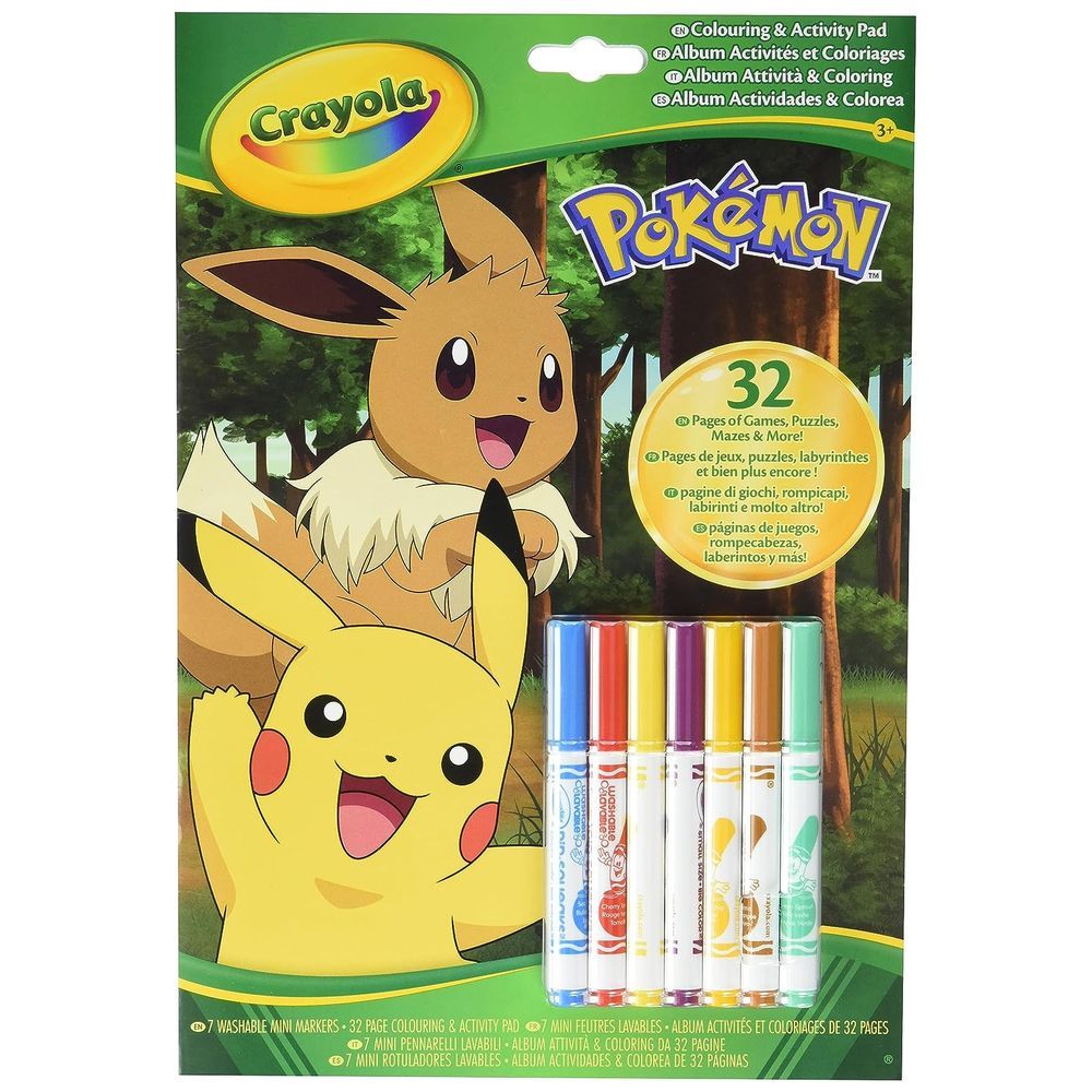 Crayola - Pokemon Activities Colouring Book