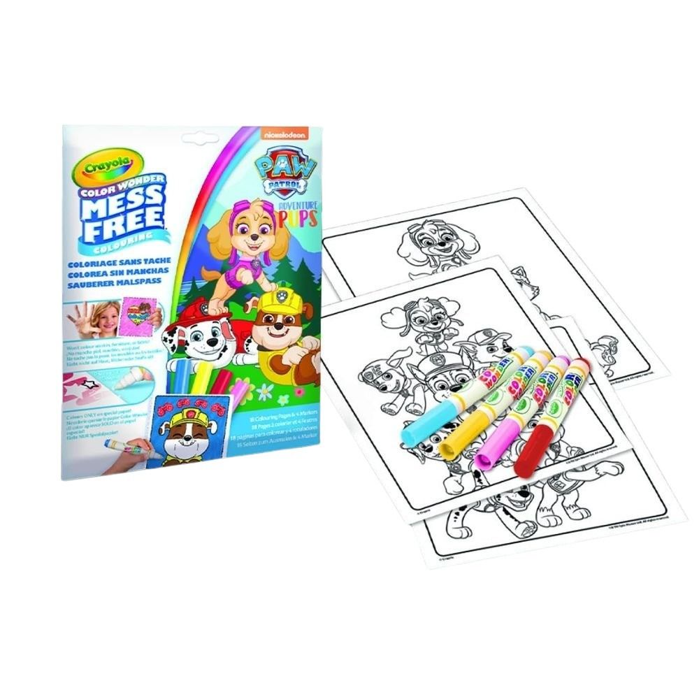 Crayola - Color Wonder Paw Patrol Colouring Set