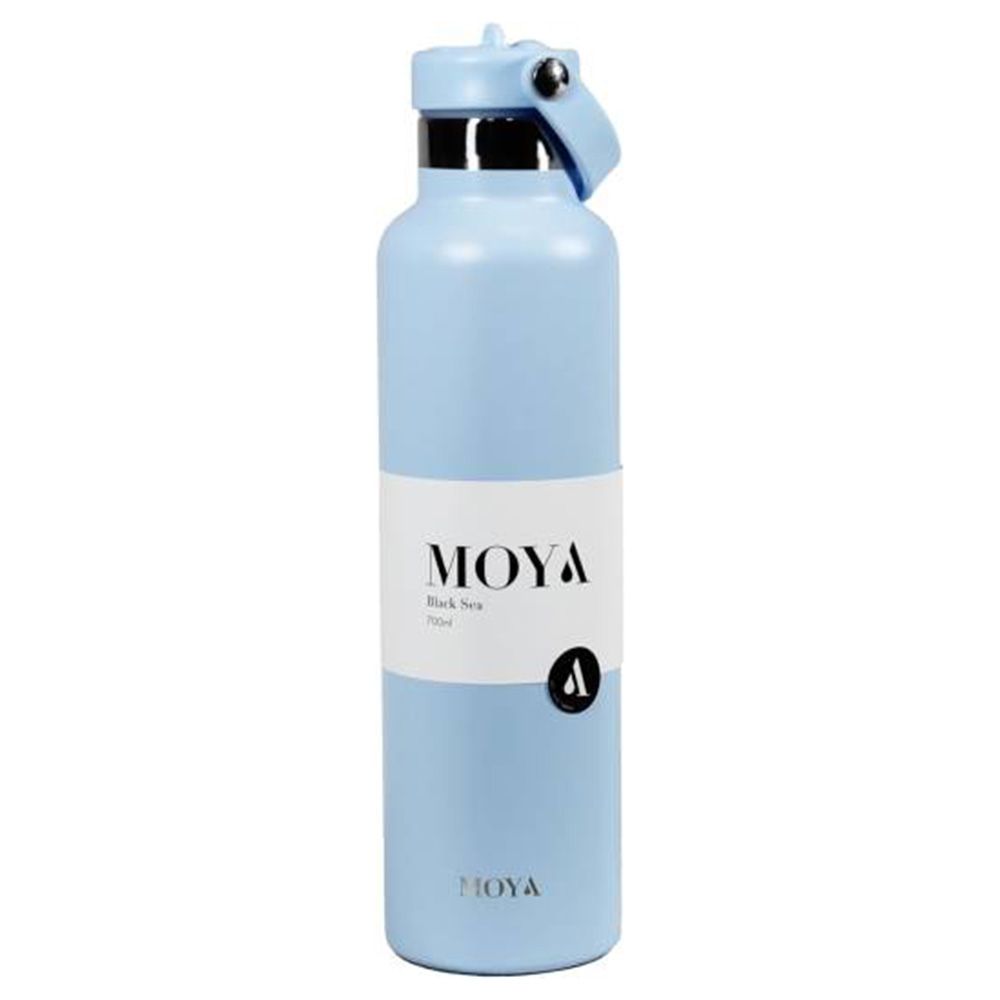 Moya - Black Sea Insulated Water Bottle - Powder Blue - 700 ml