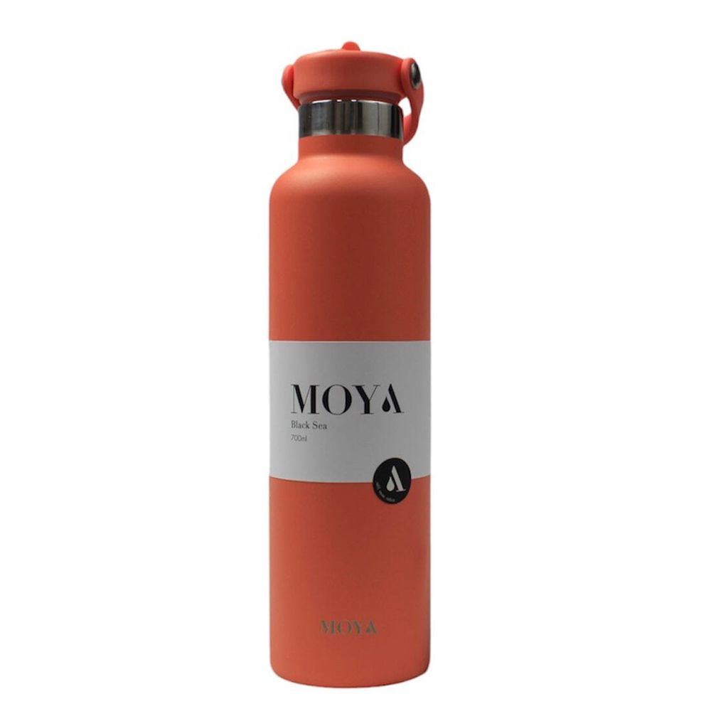 Moya - Black Sea Insulated Water Bottle - Coral - 700 ml