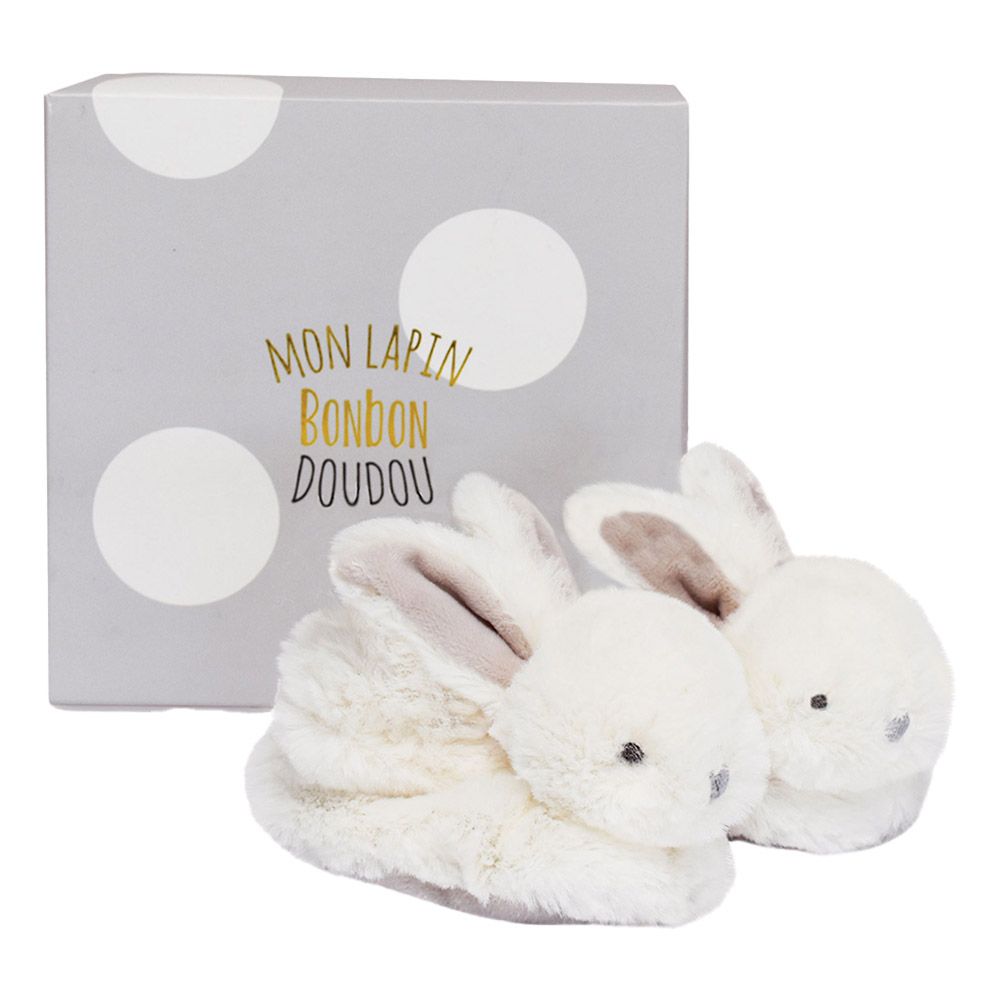 Doudou Et Compagnie - Bunny Bonbon Rattle - Beige