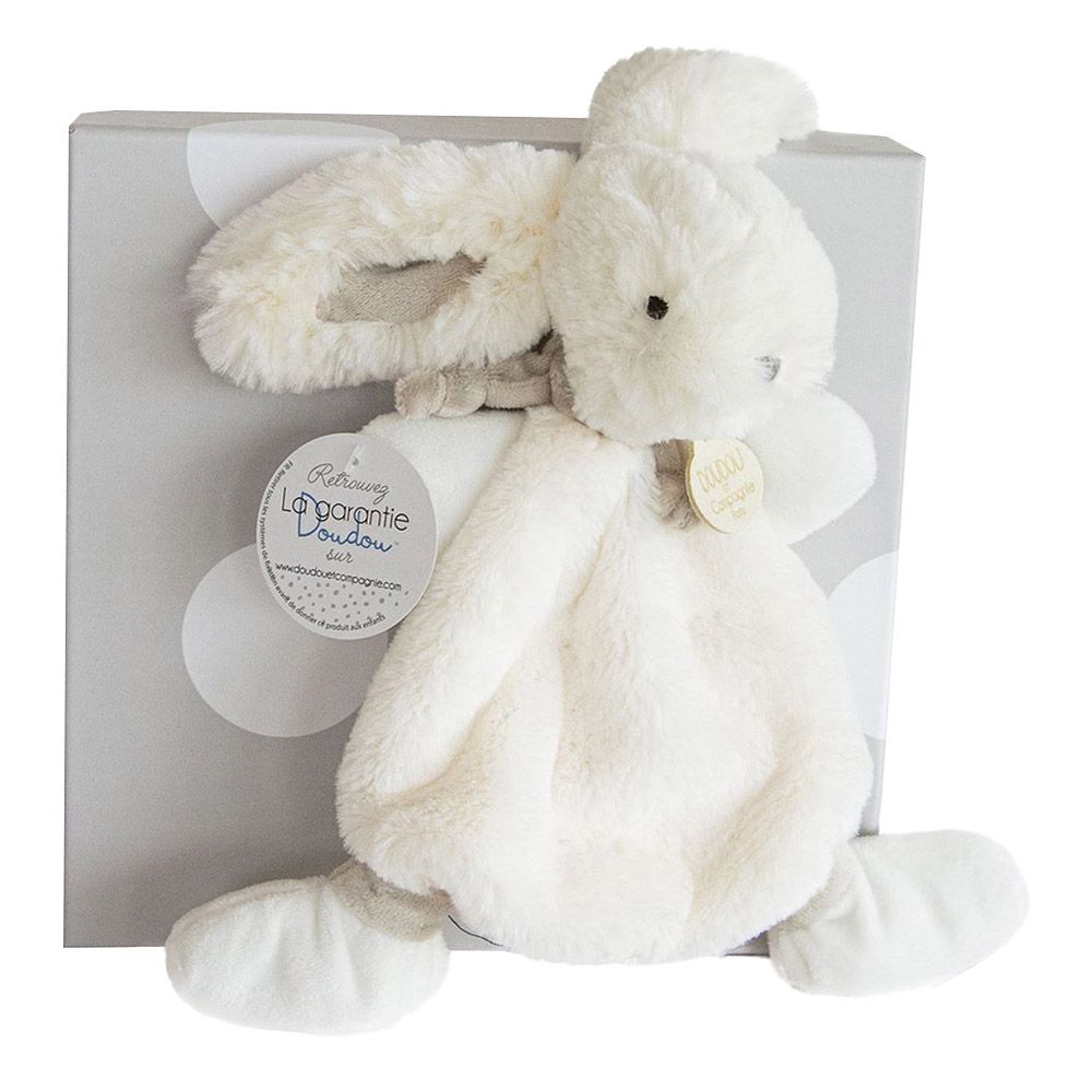 Doudou Et Compagnie - Bunny Bonbon Comforter - Beige - 26cm