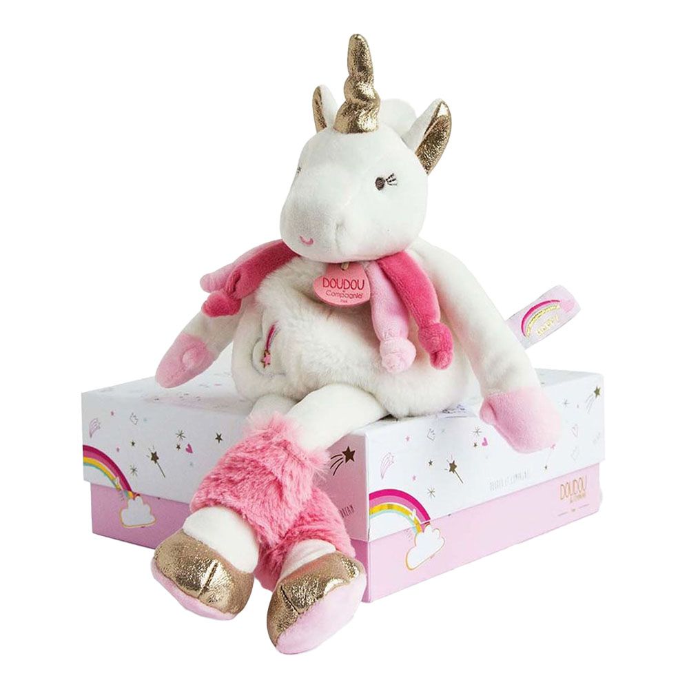 Doudou Et Compagnie - Unicorn Lucie - Pink - 22cm