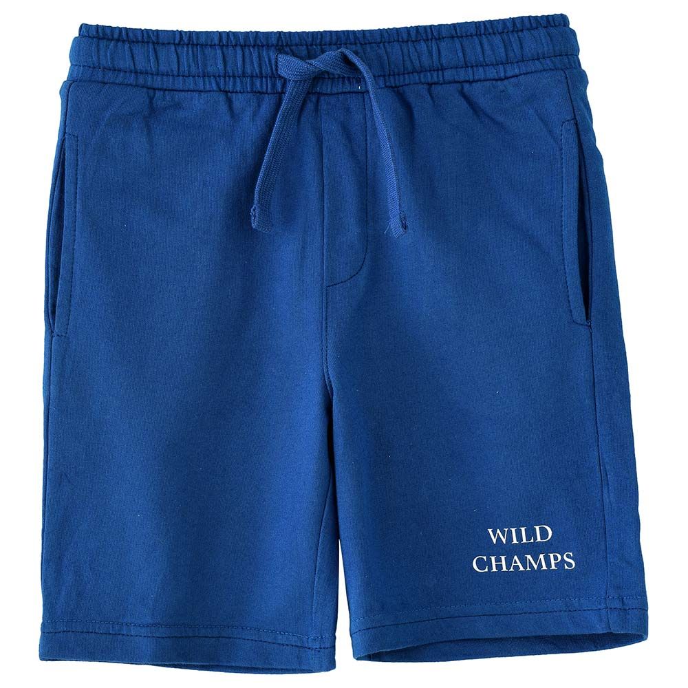 Jam - Spring And Summer Breezin Boy's Comfy Cotton Knit Shorts - Blue