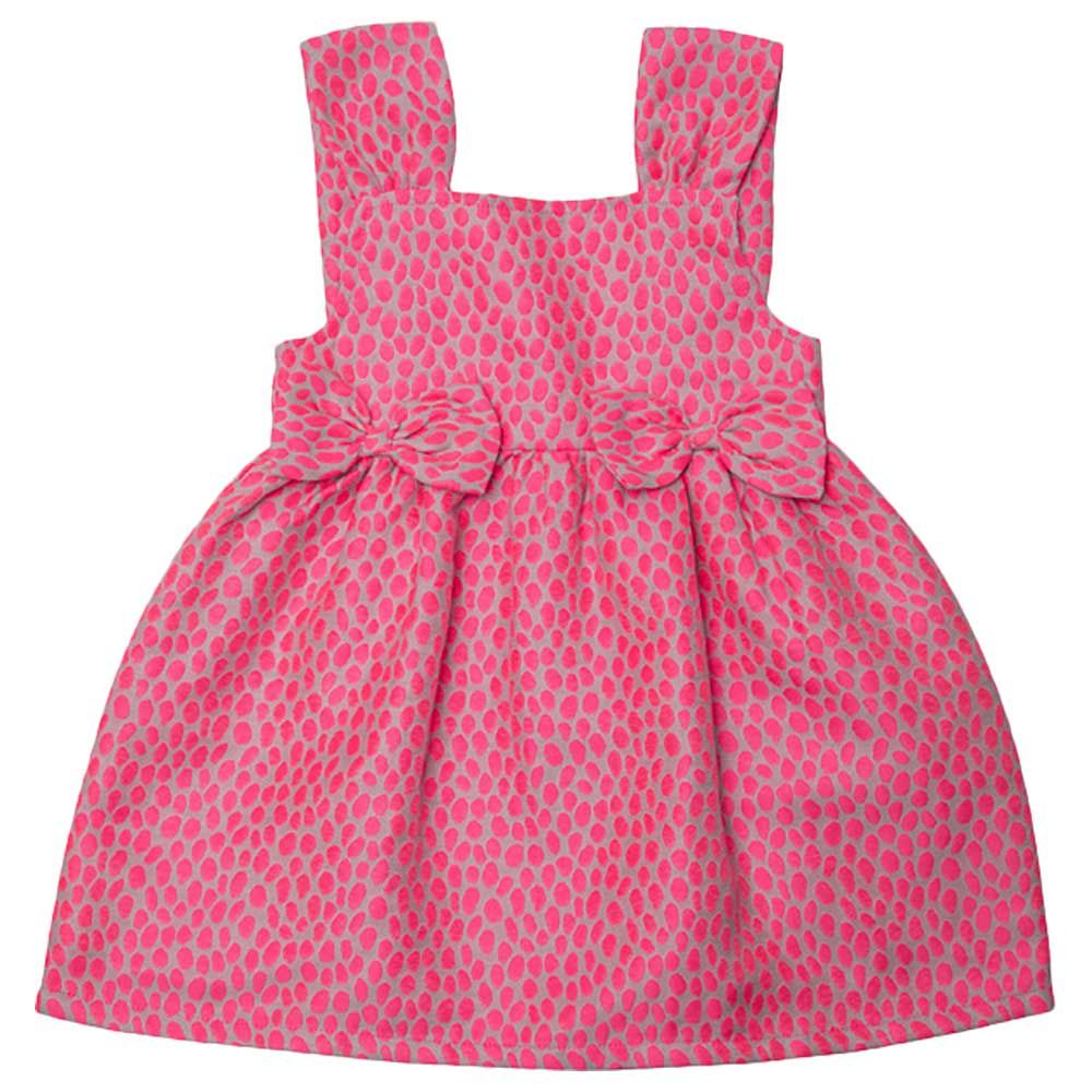 Jules & Juliette - Desiree Sleeveless Baby Dress - Pink Fluo