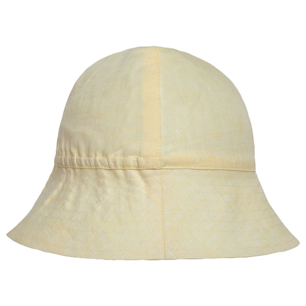 Jules & Juliette - Dominique Hat Linen - Pastel Yellow