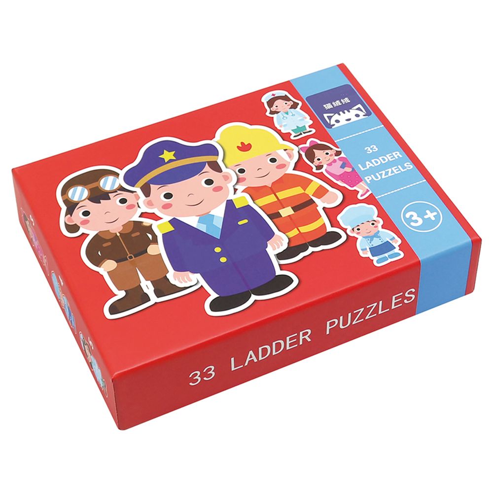 Andreu Toys - Ladder Puzzles - 33pcs - People