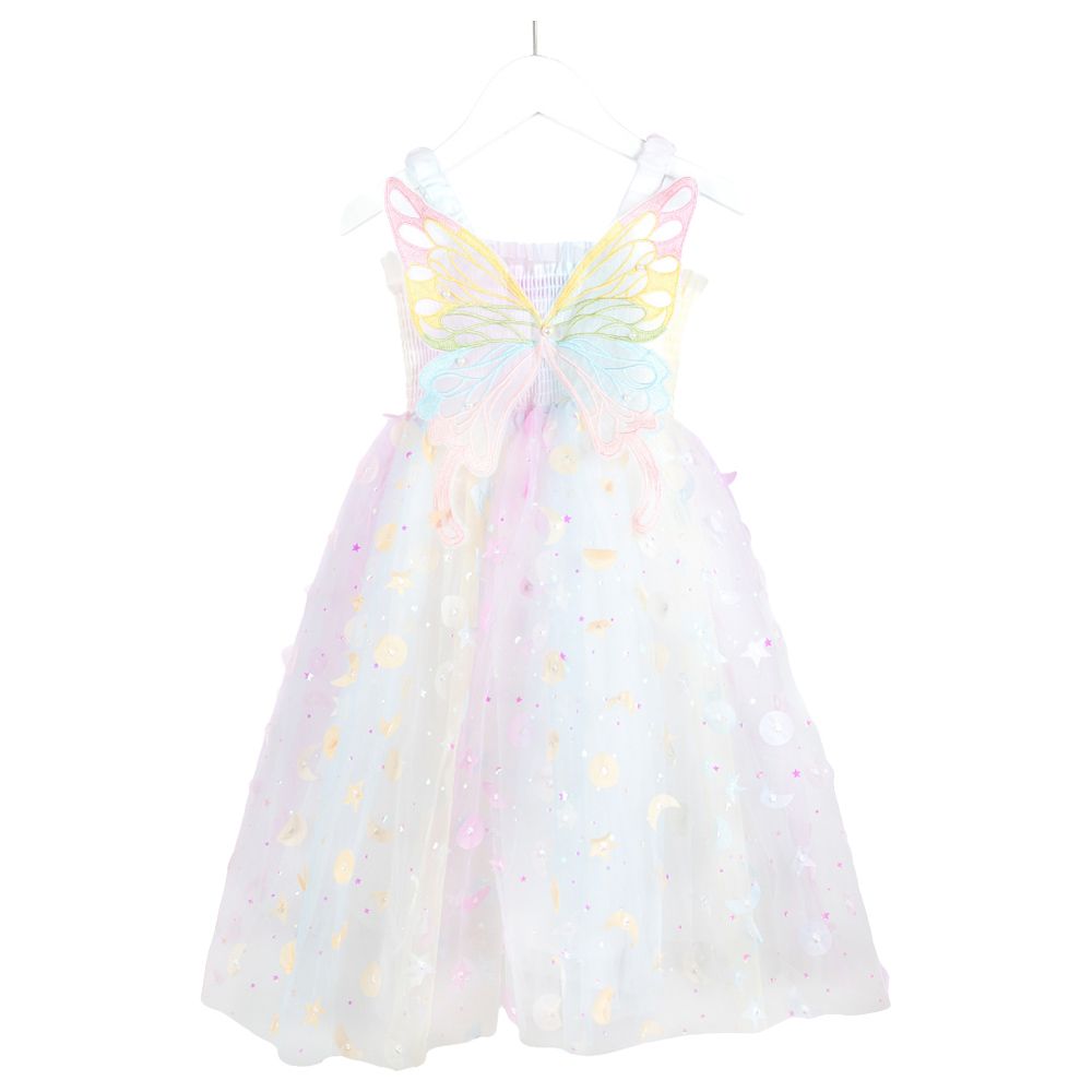 Vanya's Closet - Butterfly Back Rainbow Pastel Party Dress