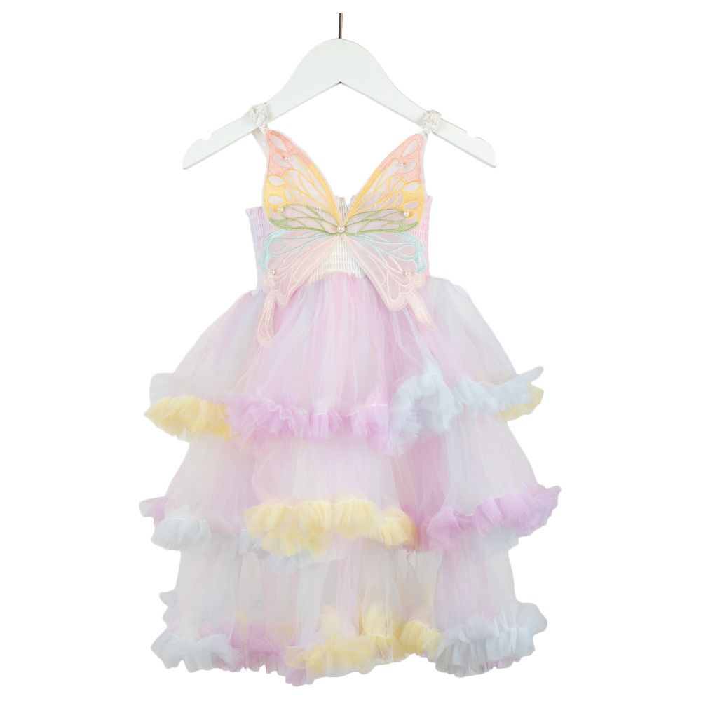 Vanya's Closet - Butterfly Back Tiered Party Dress